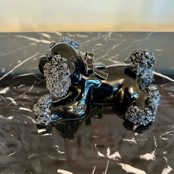 Pair of Arnart Black Spaghetti Poodles Vintage Collectible Handmade in Japan - Picture 10 of 15